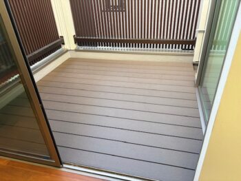 【ベランダ改修】人工木デッキで、美しさが続く空間へ