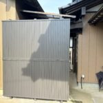 一部だけの目隠しフェンス