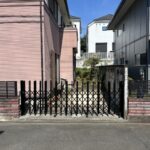 伸縮門扉　すっきり見通し良く快適さUP！
